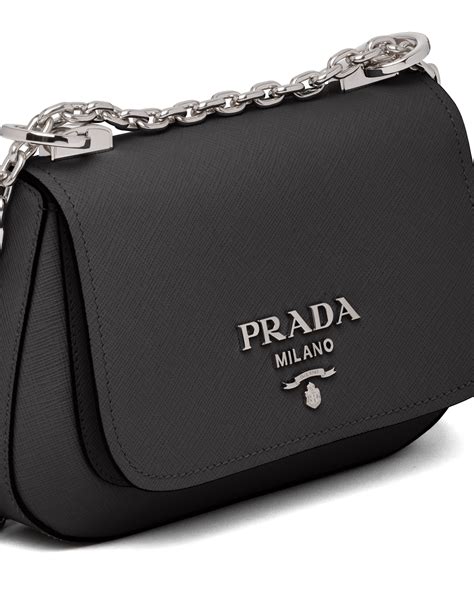 prada logo saffiano leather shoulder bag|authentic Prada saffiano bag.